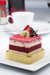 Strawberry Mousse Cake