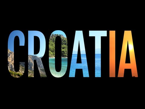 Croatia sign conceptual image illustration