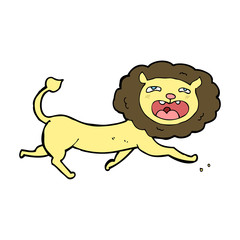 cartoon lion