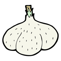 cartoon garlic
