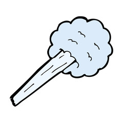 cartoon gust of wind