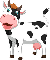 cute cow cartoon