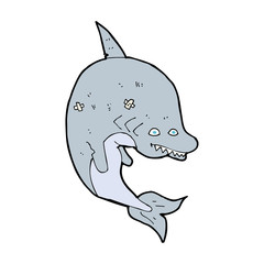 cartoon shark