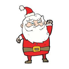 cartoon santa claus