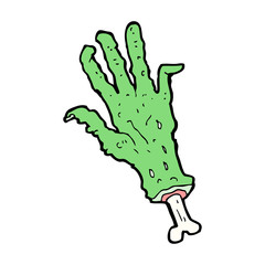 cartoon zombie hand