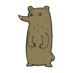 funny cartoon bear