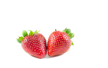 Two strawberry isolate