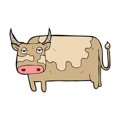 cartoon cow