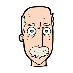 cartoon man with mustache