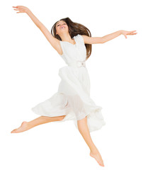 Fototapeta premium Young girl modern dancer