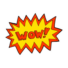 cartoon wow explosion