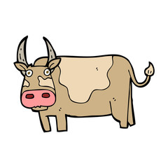 cartoon bull