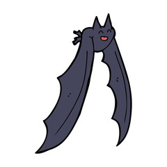 cartoon flying bat