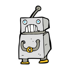 cartoon robot