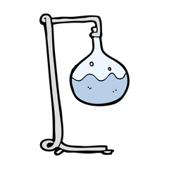 cartoon science experiment