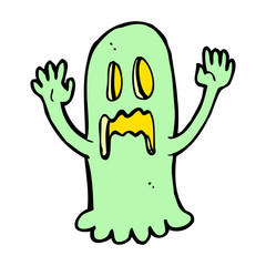 cartoon spooky ghost