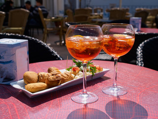 Spritz aperitif in Italy