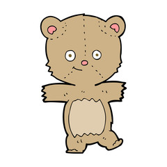 cartoon funny teddy bear