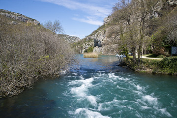 Stromschnelle im Nationalpark Krka