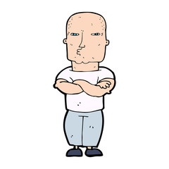 cartoon tough guy