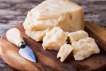 Fototapeta na wymiar Parmesan cheese
