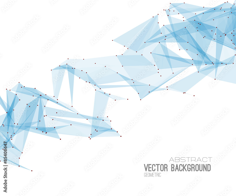 Poster abstract geometric background design