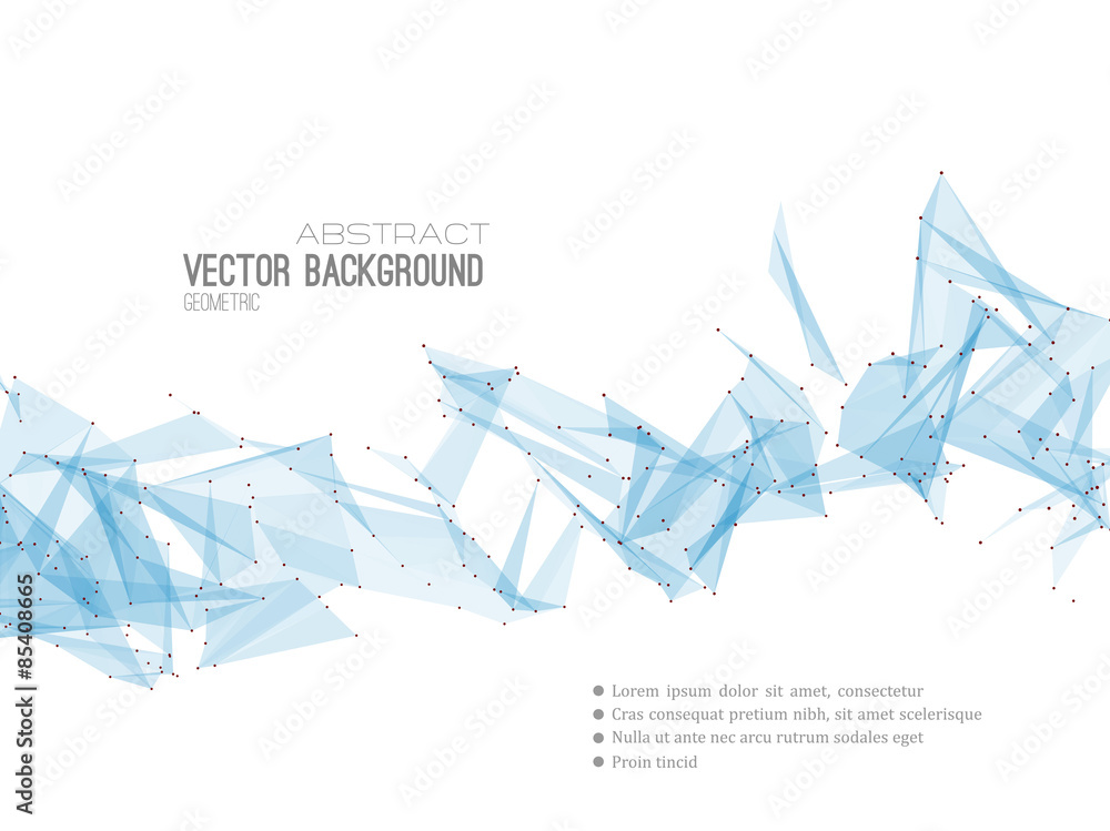 Poster abstract geometric background design