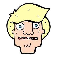 cartoon shocked face