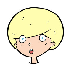 cartoon surprised boy