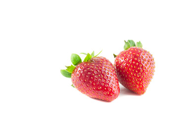 Two strawberry isolate