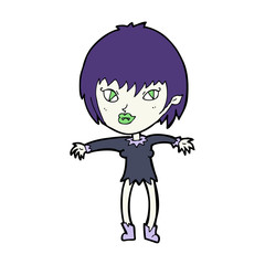 cartoon vampire girl