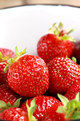 Erdbeeren in einer Schüssel
