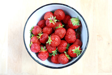 Erdbeeren in einer Schüssel