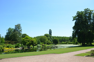 Allée de jardin à l'anglaise