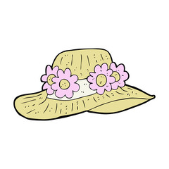 cartoon summer hat