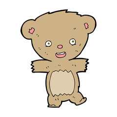 Naklejka premium cartoon teddy bear