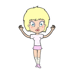 cartoon pretty girl