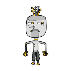 cartoon robot