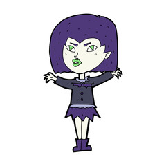 cartoon vampire girl
