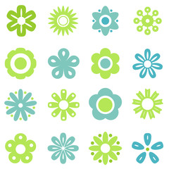 Various colorful flowers