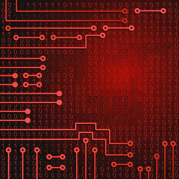 Electronic circuit and  binary code