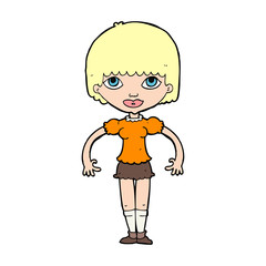 cartoon girl