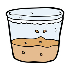 cartoon glass of rum