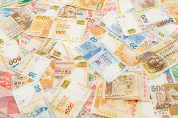 Group of Hong Kong dollar