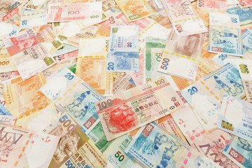 Hong Kong dollar background