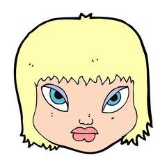 cartoon annoyed face