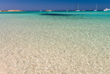 Ses Illetes Beach in Formentera, Spain