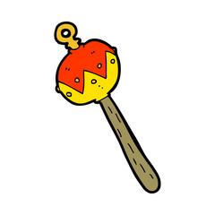 cartoon old rattle
