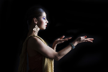 Young traditional Asian Indian woman