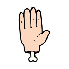 cartoon hand